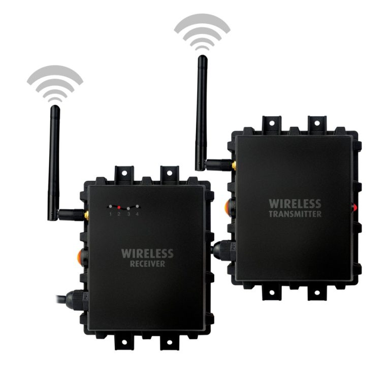 2.4GHz wireless transmitter and receiver kit for wired rearview camera systems