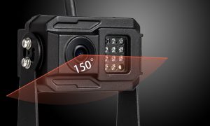 wide-angle 150-degree wireless rearview camera for heavy-duty vehicles