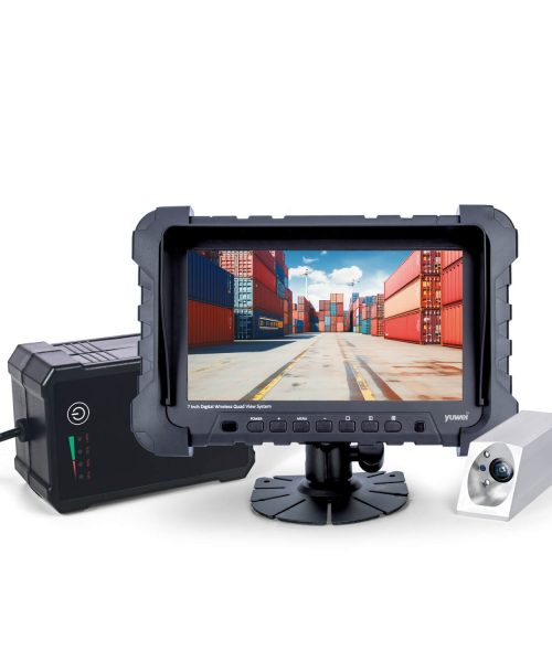 7 inch wireless forklift camera system for warehouse lift trucks and material handling