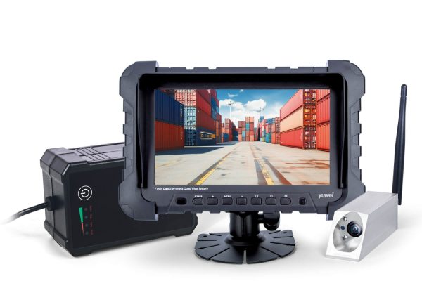 7 inch wireless forklift camera system for warehouse lift trucks and material handling